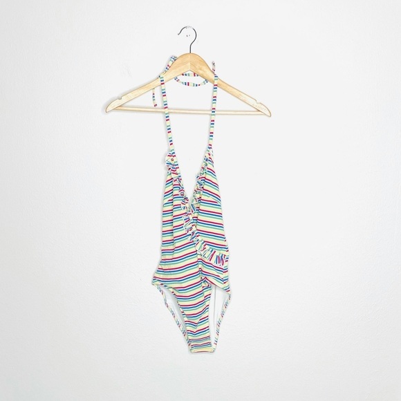 NWT Solid & Striped The Nadine Seersucker Multicolor Swimsuit - Picture 5 of 11
